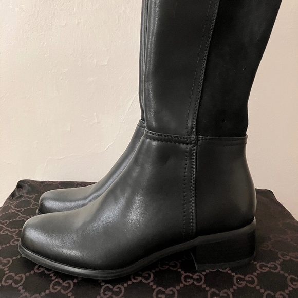 NWOT AquaDiva Vegan Leather Winter Boots - Picture 2 of 9